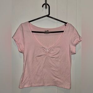 Sugarlips Light Pink Short Sleeve Tee